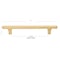 Gliderite Hardware 5-1/16 in. Center to Center Solid Flat Bar Pull Champagne Gold 4842-128-CHPG-1 - alternate 3
